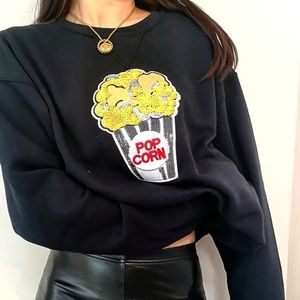 Popcorn crew neck